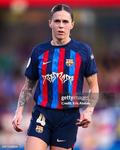 Maria Leon of FC Barcelona looks on during the Finetwork Liga F match between FC Barcelona and Real Madrid Femenino at Estadi Johan Cruyff on March...