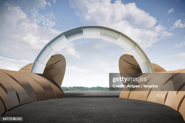 3d, cg, compositing, object, illustration, background - architecture pattern sky stock illustrations