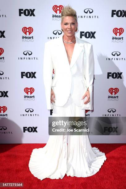 Attends the 2023 iHeartRadio Music Awards at Dolby Theatre in Los Angeles, California on March 27, 2023. Broadcasted live on FOX.