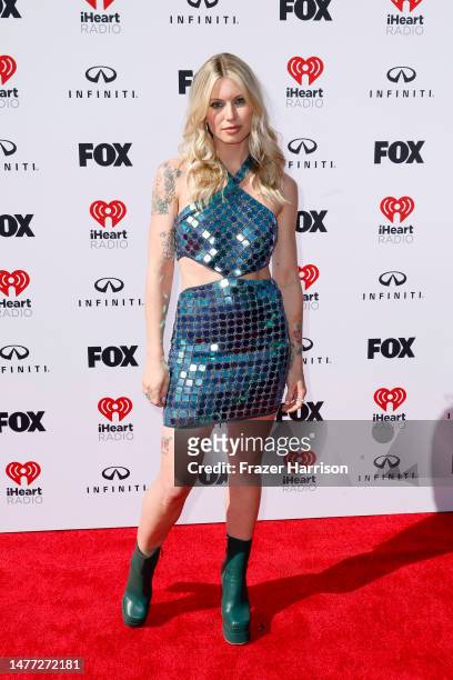 Anabel Englund attends the 2023 iHeartRadio Music Awards at Dolby Theatre on March 27, 2023 in Hollywood, California.