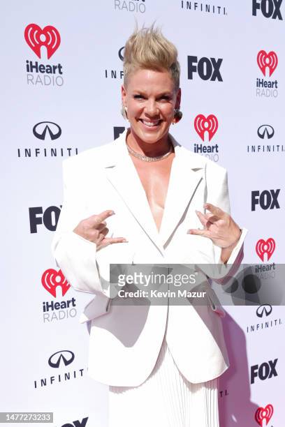 Attends the 2023 iHeartRadio Music Awards at Dolby Theatre in Los Angeles, California on March 27, 2023. Broadcasted live on FOX.