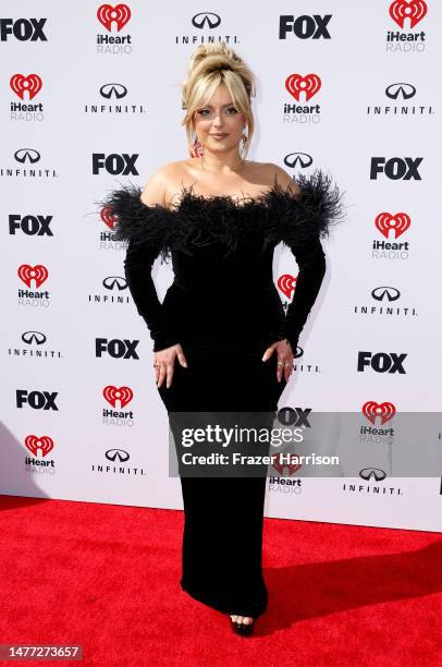 Bebe Rexha attends the 2023 iHeartRadio Music Awards at Dolby Theatre on March 27, 2023 in Hollywood, California.