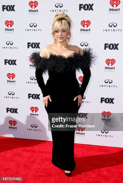 Bebe Rexha attends the 2023 iHeartRadio Music Awards at Dolby Theatre on March 27, 2023 in Hollywood, California.
