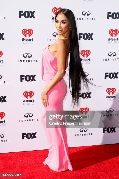 Nicole Scherzinger attends the 2023 iHeartRadio Music Awards at Dolby Theatre on March 27, 2023 in Hollywood, California.