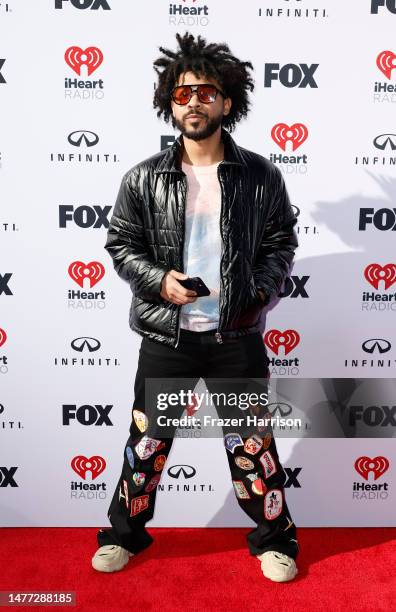Evander attends the 2023 iHeartRadio Music Awards at Dolby Theatre on March 27, 2023 in Hollywood, California.
