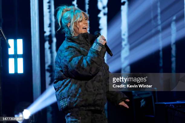 Jax performs onstage during the 2023 iHeartRadio Music Awards at Dolby Theatre in Los Angeles, California on March 27, 2023. Broadcasted live on FOX.