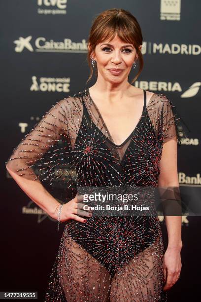 Maria Adanez attends the "Talía Awards" 2023 at Plaza de Santa Ana on March 27, 2023 in Madrid, Spain.