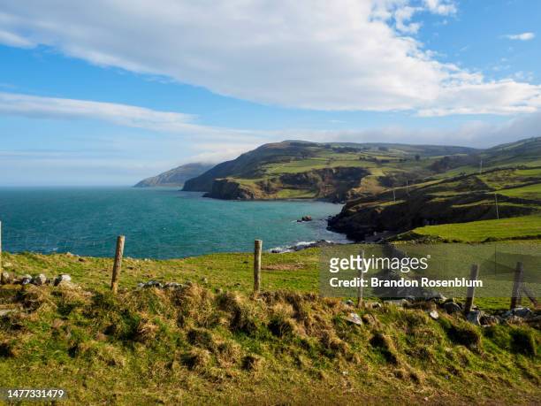 causeway coastal route in northern ireland - coastal feature stock pictures, royalty-free photos & images