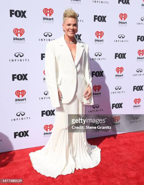 NKarrives at the 2023 iHeartRadio Music Awards at Dolby Theatre on March 27, 2023 in Hollywood, California.