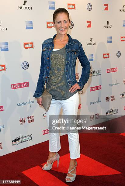 Yvonne Burbach attends the Movie Meets Media Party during the Munich Film Festival at the P1 on July 2, 2012 in Munich, Germany.