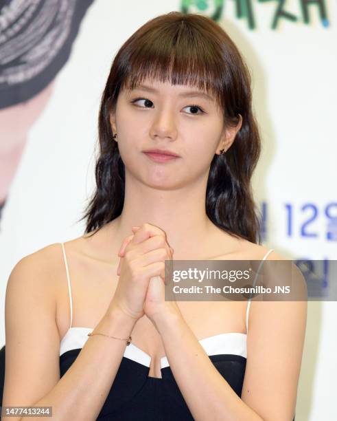 South korean actress Hyeri attends the ENA's new variaety series "HyeMiLeeYeChaePa" production press conference at stanford hotel seoul on March 09,...