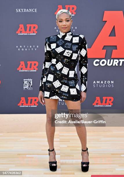 Tiffany Haddish attends the Amazon Studios' World Premiere of "AIR" at Regency Village Theatre on March 27, 2023 in Los Angeles, California.