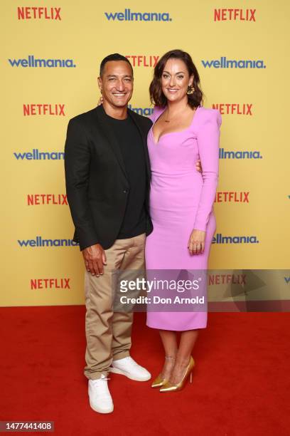 Api Robin and Celeste Barber attend a special screening of Netflix's new series WELLMANIA at at Event Cinemas Bondi Junction on March 28, 2023 in...