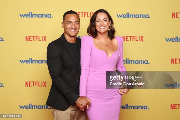 Api Robin and Celeste Barber attend a special screening of Netflix's new series WELLMANIA at at Event Cinemas Bondi Junction on March 28, 2023 in...