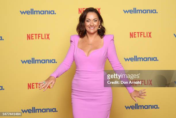 Celeste Barber attends a special screening of Netflix's new series WELLMANIA at at Event Cinemas Bondi Junction on March 28, 2023 in Sydney,...