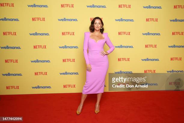 Celeste Barber attends a special screening of Netflix's new series WELLMANIA at at Event Cinemas Bondi Junction on March 28, 2023 in Sydney,...