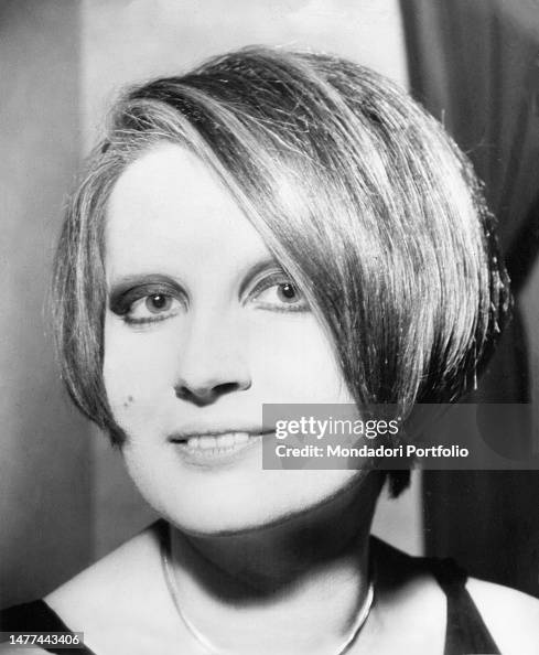 Mina Roth The Italian singer Mina poses for a photo shoot. Viareggio , April ...