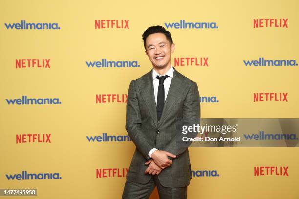 Benjamin Law attends a special screening of Netflix's new series WELLMANIA at AACTA Bar at Event Cinemas Bondi Junction on March 28, 2023 in Sydney,...