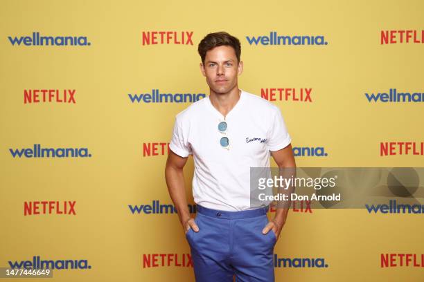 Lachlan Buchanan attends a special screening of Netflix's new series WELLMANIA at Event Cinemas Bondi Junction on March 28, 2023 in Sydney, Australia.