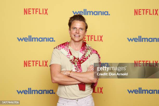 Shane Jenek attends a special screening of Netflix's new series WELLMANIA at Event Cinemas Bondi Junction on March 28, 2023 in Sydney, Australia.