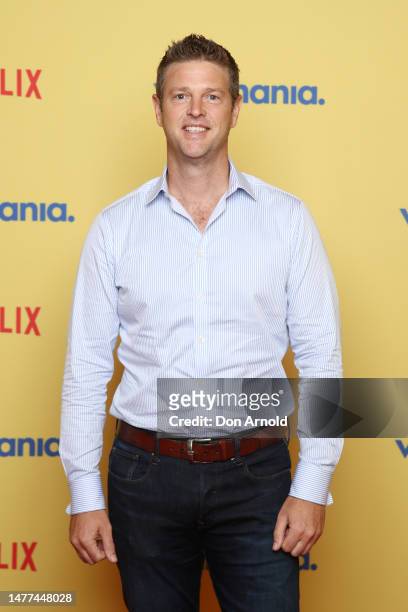 Greg Woods attends a special screening of Netflix's new series WELLMANIA at Event Cinemas Bondi Junction on March 28, 2023 in Sydney, Australia.