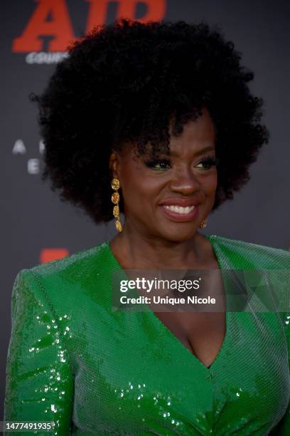 Viola Davis attends the Amazon Studios' World Premiere Of "AIR" - Arrivals at Regency Village Theatre on March 27, 2023 in Los Angeles, California.