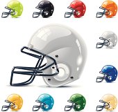 American football / gridiron helmets