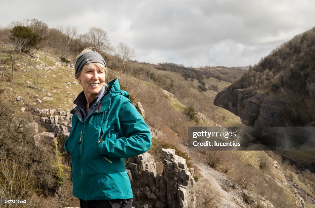 Cheddar Gorge clifftop walk, Somerset, England