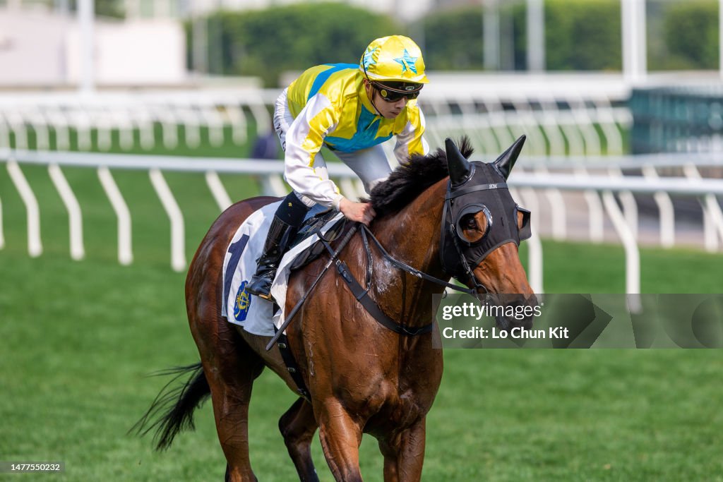 Greg Chung Racing Jockey Angus Chung Yik-lai riding Cheval Valiant wins the Race 6 Sa ...