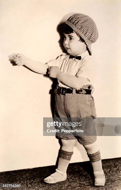 Baby Peggy, whose real name was Diana Serra Cary, American child actor, circa 1923.
