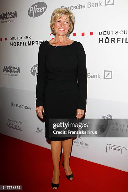 Dagmar Woehrl attends the '10th Deutscher Hoerfilmpreis 2012' at the Atrium Deutsche Bank on March 27, 2012 in Berlin, Germany.