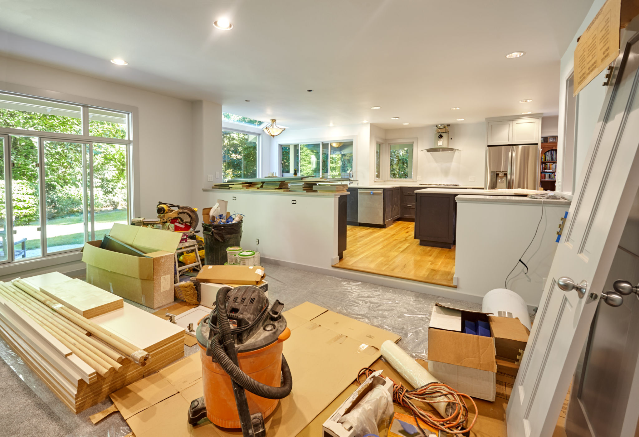home renovation progress