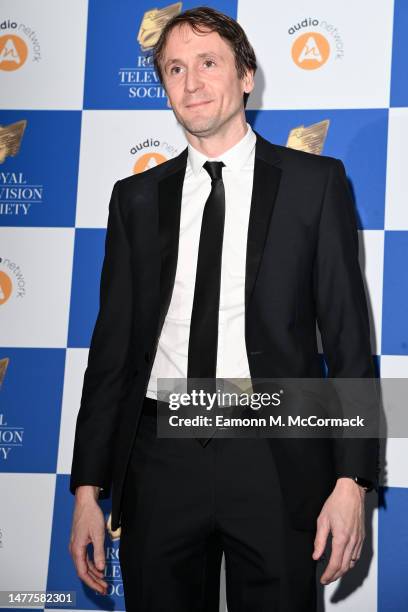 Tom Basden attends the Royal Television Society Programme Awards 2023 at JW Marriott Grosvenor House on March 28, 2023 in London, England.