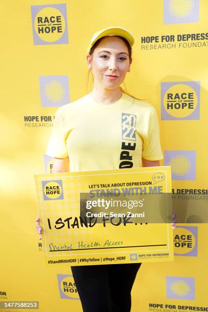 Janel Tanna attends Hope For Depression Research Foundation's Race of Hope at Southampton Cultural Center on August 7, 2022 in Southampton, NY.