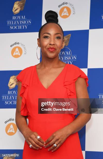 Angellica Bell attends The 2023 Royal Television Society Programme Awards at The Grosvenor House Hotel on March 28, 2023 in London, England.