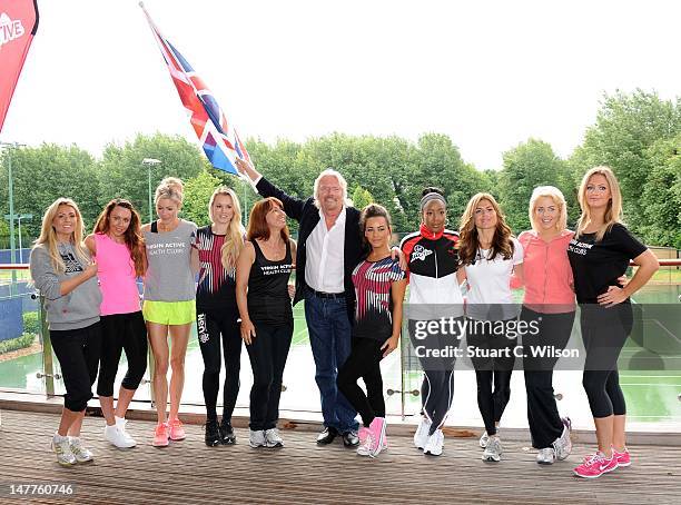 Nicola McLean, Michelle Heaton, Nell McAndrew, Amy Guy, Kay Burley, Sir Richard Branson, Chelsee Healey, Angelica Bell, Zoe Hardman, Lydia Bright and...