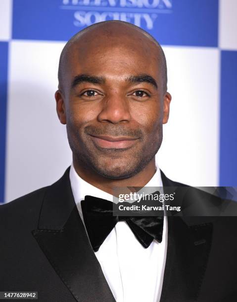 Ore Oduba attends the Royal Television Society Programme Awards 2023 at JW Marriott Grosvenor House on March 28, 2023 in London, England.