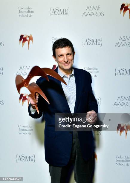 Presenter David Remnick attends the 58th annual National Magazine Awards at Terminal 5 on March 28, 2023 in New York City.