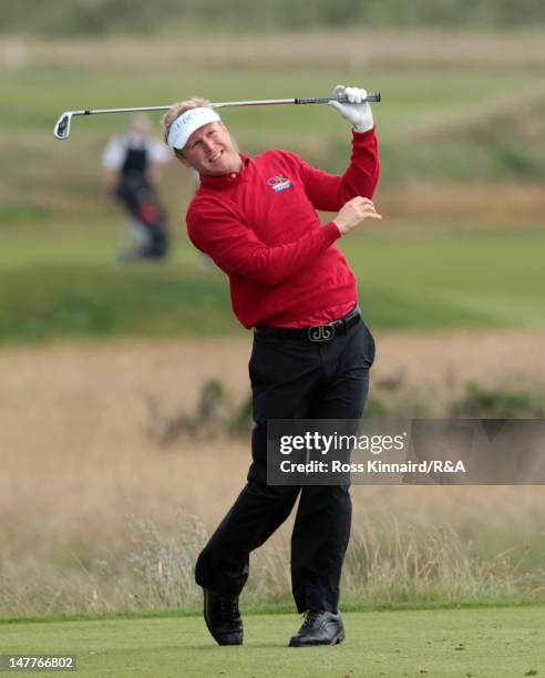 Matthew Ford of CK Group Services during Local Final Qualifying for the 2012 Open Championship at St Annes Old Links on July 3, 2012 in Lytham St...