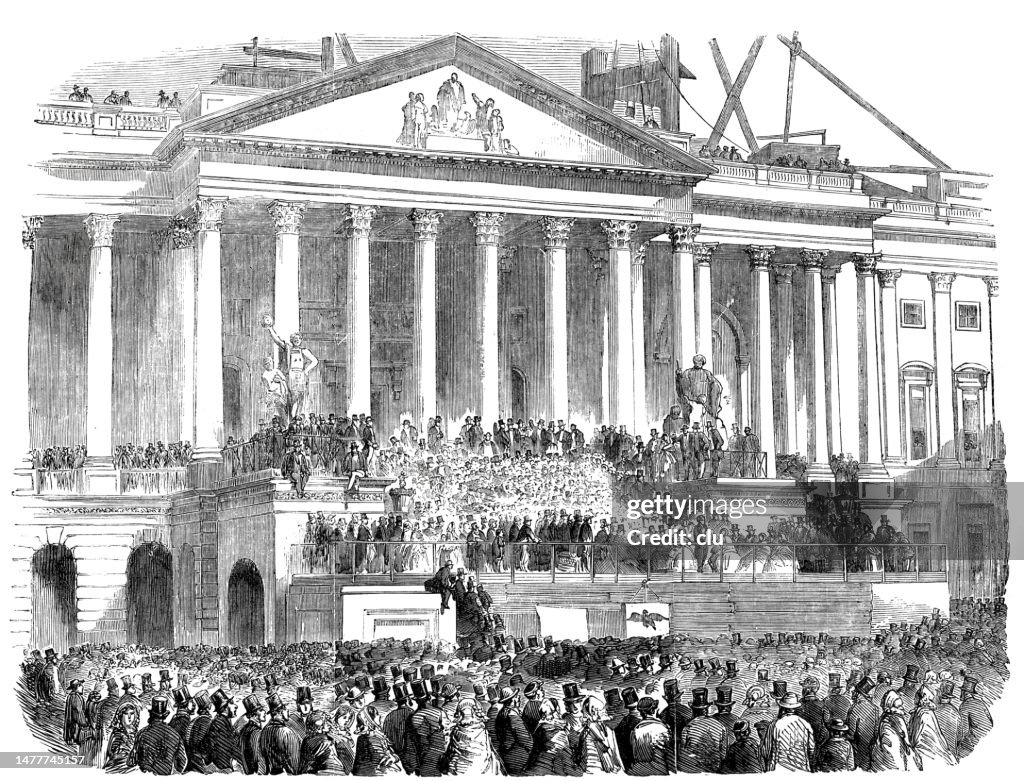Inauguration of James Buchanan as president of the United States, Washington