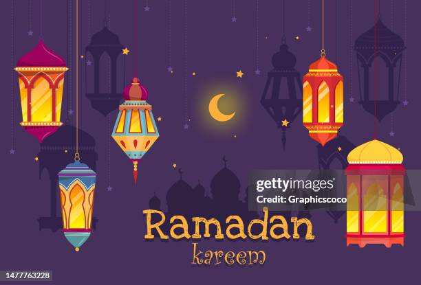 bildbanksillustrationer, clip art samt tecknat material och ikoner med eid or ramadan kareem or eid mubarak background. eid-ul-adha festival celebration - eid ul fitr illustrations