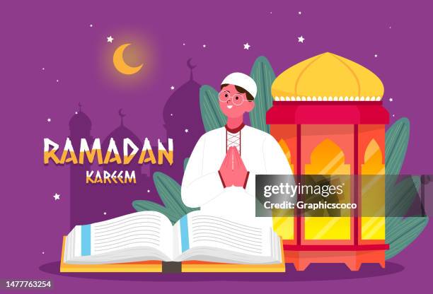 bildbanksillustrationer, clip art samt tecknat material och ikoner med eid or ramadan kareem or eid mubarak background. eid-ul-adha festival celebration - eid ul fitr illustrations