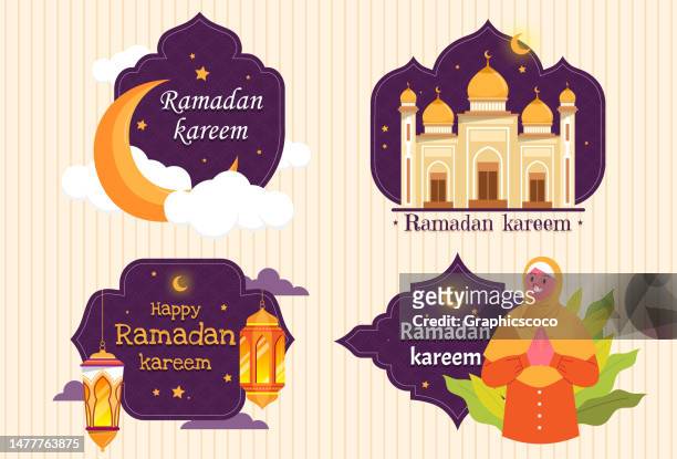 ilustraciones, imágenes clip art, dibujos animados e iconos de stock de eid o ramadán kareem o eid mubarak fondo. celebración del festival eid-ul-adha - mezquita