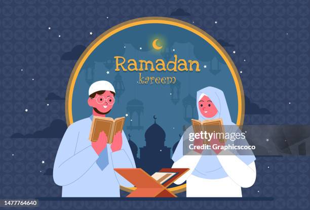 bildbanksillustrationer, clip art samt tecknat material och ikoner med eid or ramadan kareem or eid mubarak background. eid-ul-adha festival celebration - eid ul fitr illustrations