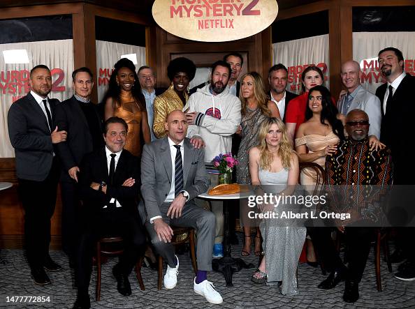 Cast & Crew of Murder Mystery 2 at the Los Angeles Premiere Of News  Photo - Getty Images