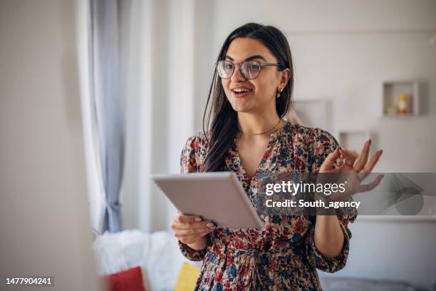 actress practicing her lines - actresses with glasses stock pictures, royalty-free photos & images