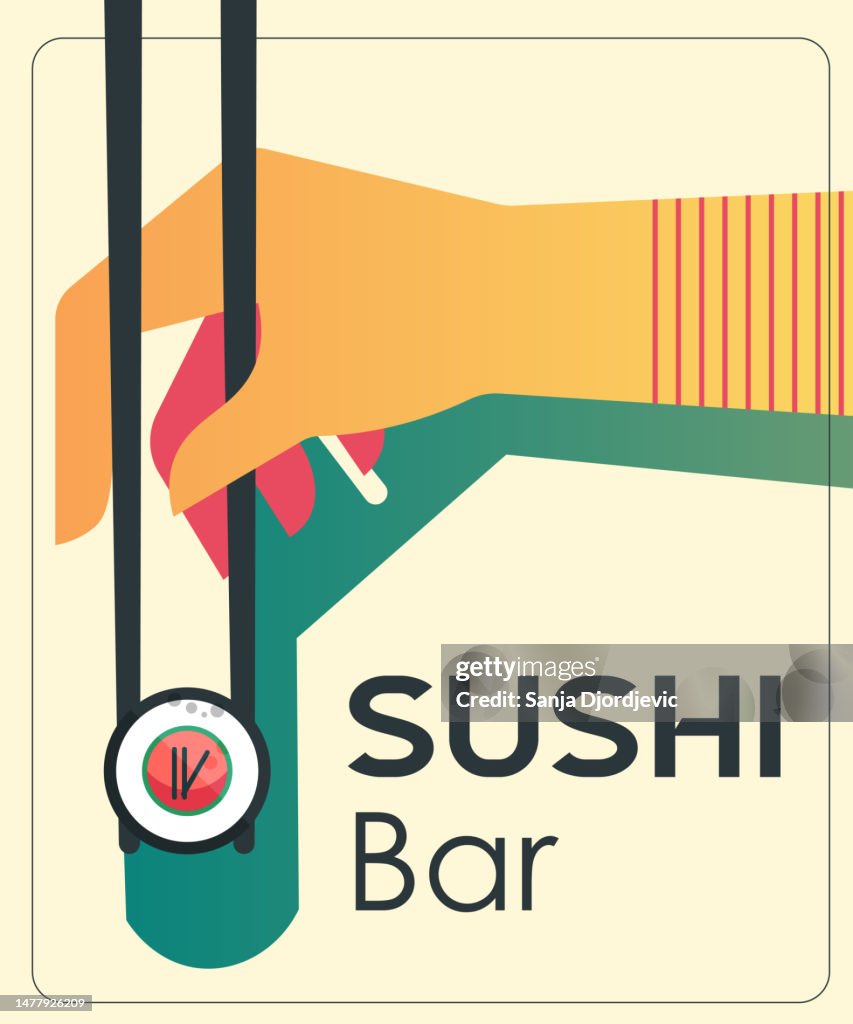 Menu do sushi bar