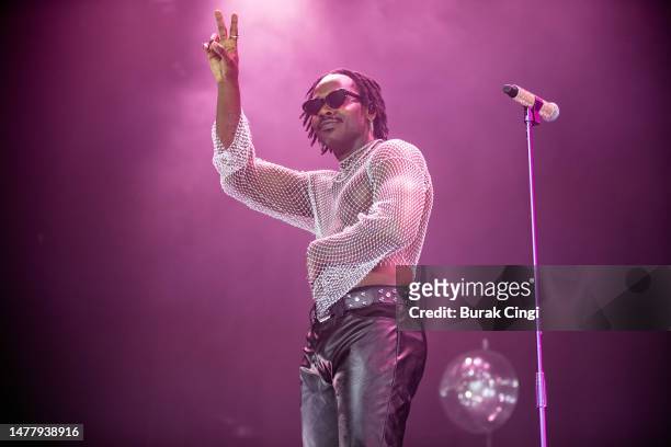 Channel Tres performs at KOKO on March 29, 2023 in London, England.