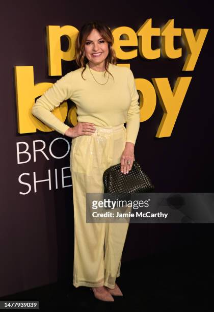 Mariska Hargitay attends the "Pretty Baby: Brooke Shields" New York Premiere at Alice Tully Hall on March 29, 2023 in New York City.
