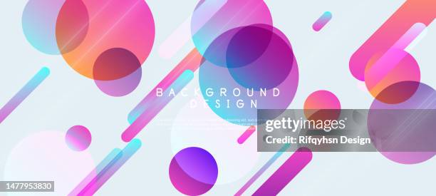 modern liquid multicolours gradient geometric on white background - flyer header stock illustrations